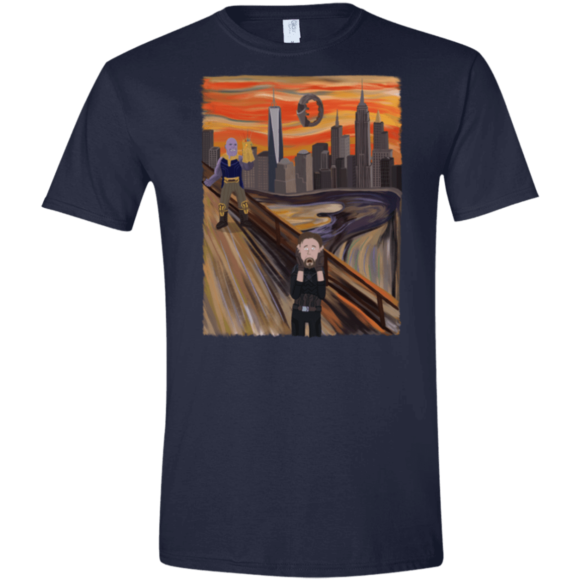 T-Shirts Navy / X-Small Captain Scream Men's Semi-Fitted Softstyle