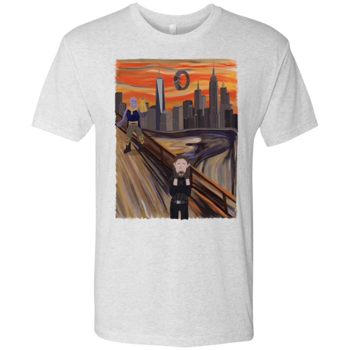 T-Shirts Heather White / S Captain Scream Men's Triblend T-Shirt