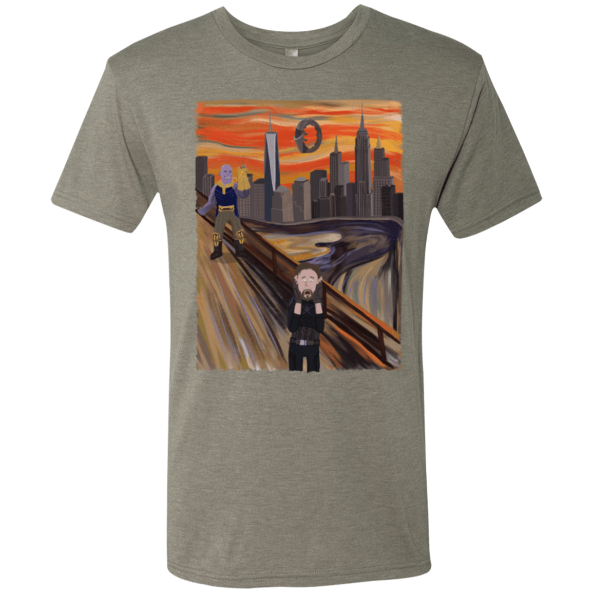 T-Shirts Venetian Grey / S Captain Scream Men's Triblend T-Shirt