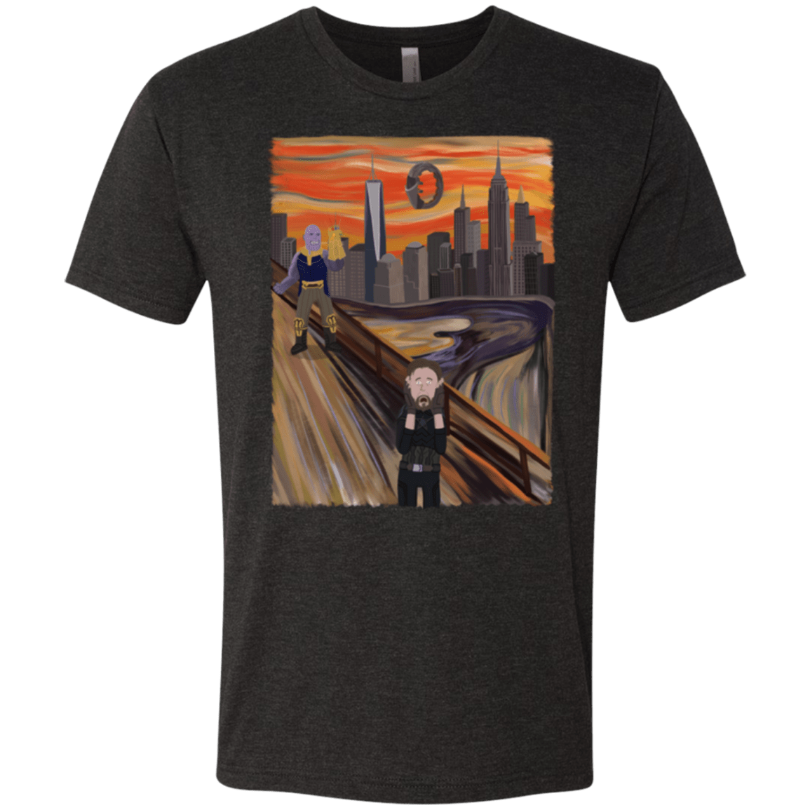 T-Shirts Vintage Black / S Captain Scream Men's Triblend T-Shirt