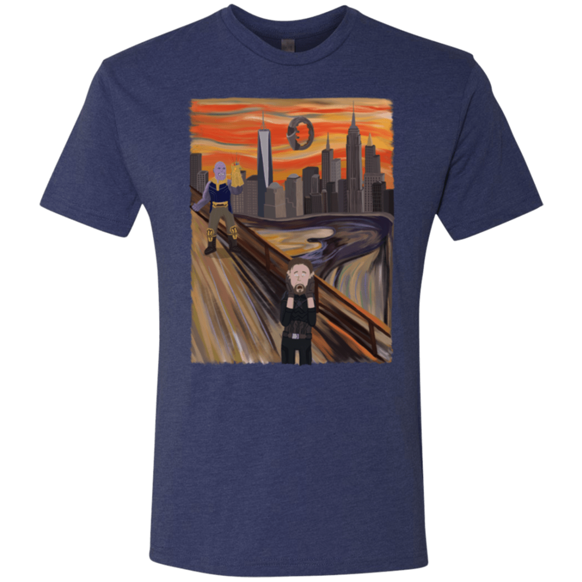 T-Shirts Vintage Navy / S Captain Scream Men's Triblend T-Shirt