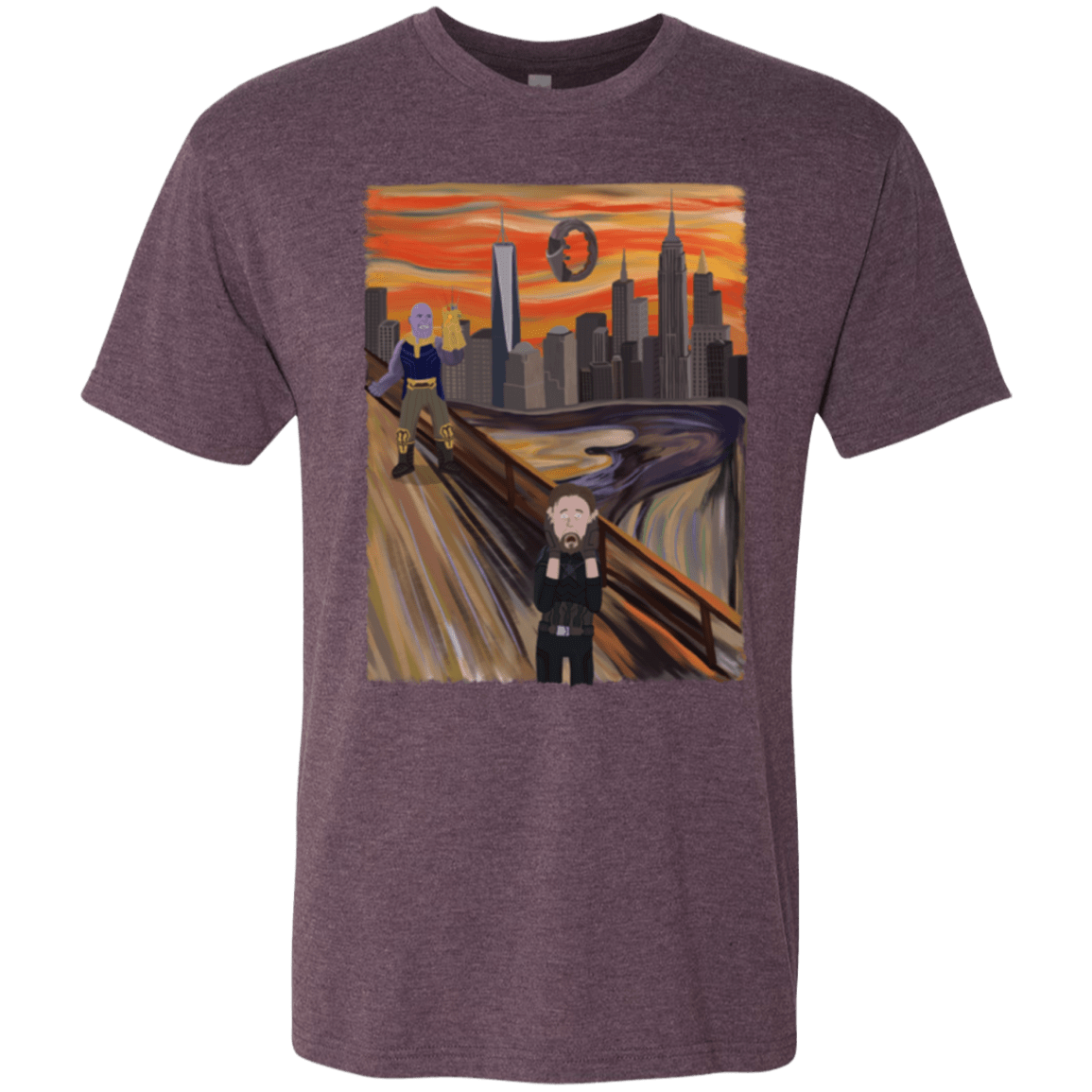 T-Shirts Vintage Purple / S Captain Scream Men's Triblend T-Shirt