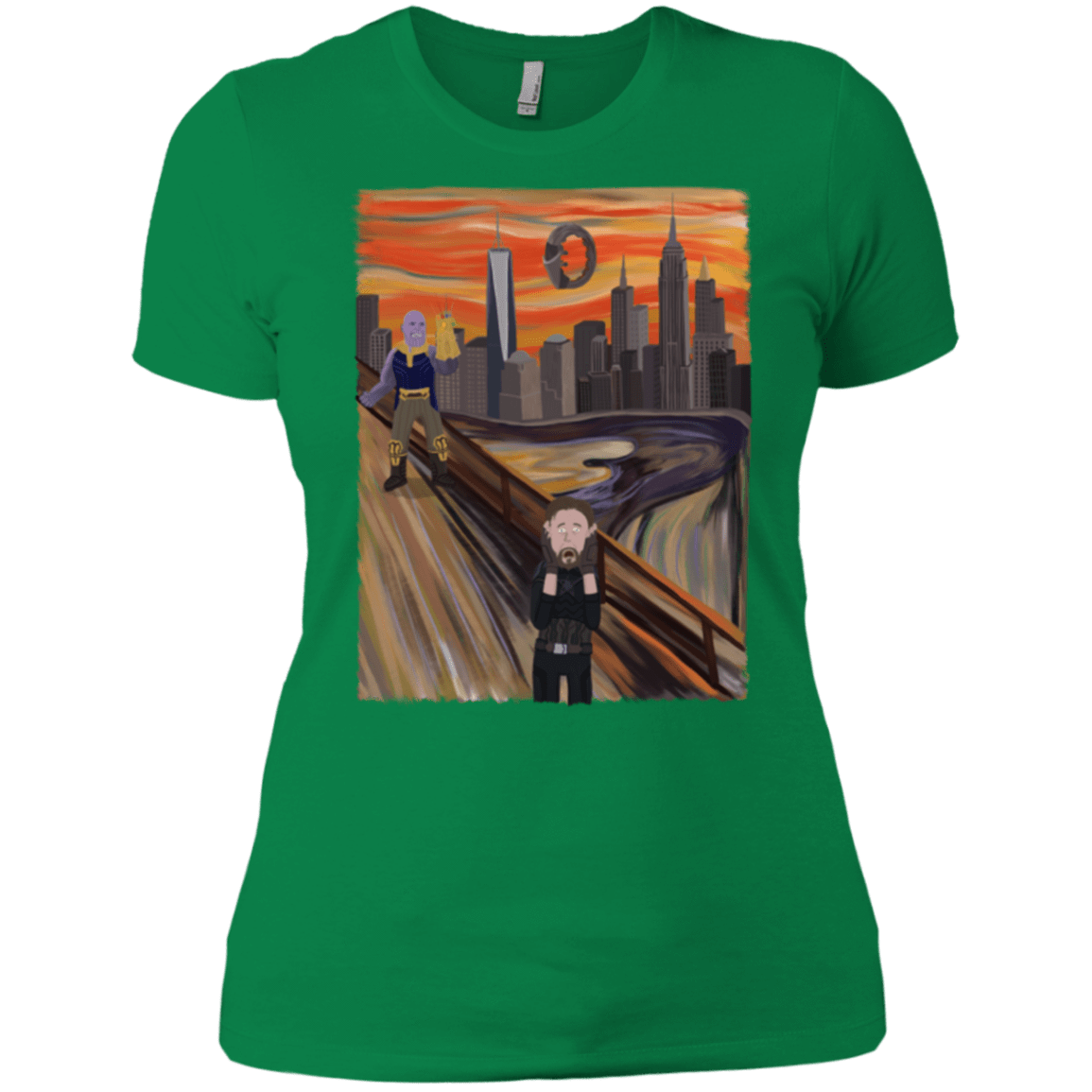 T-Shirts Kelly Green / X-Small Captain Scream Women's Premium T-Shirt