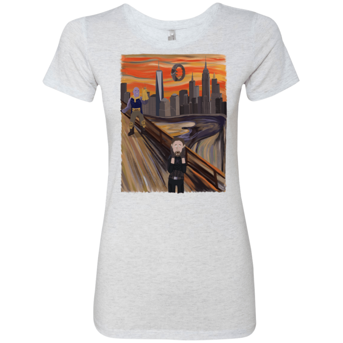 T-Shirts Heather White / S Captain Scream Women's Triblend T-Shirt