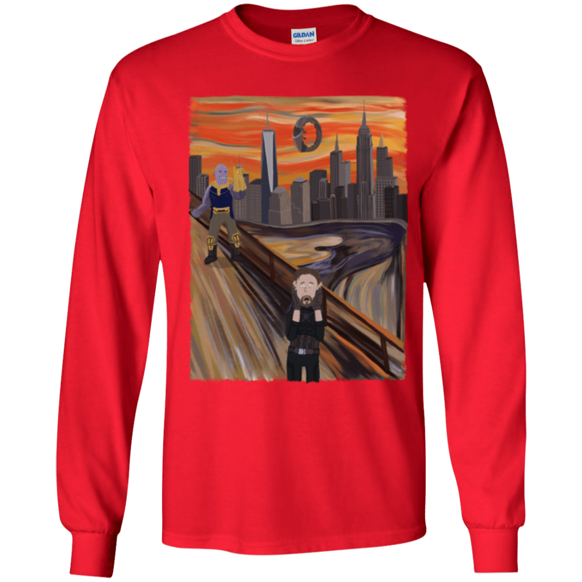T-Shirts Red / YS Captain Scream Youth Long Sleeve T-Shirt