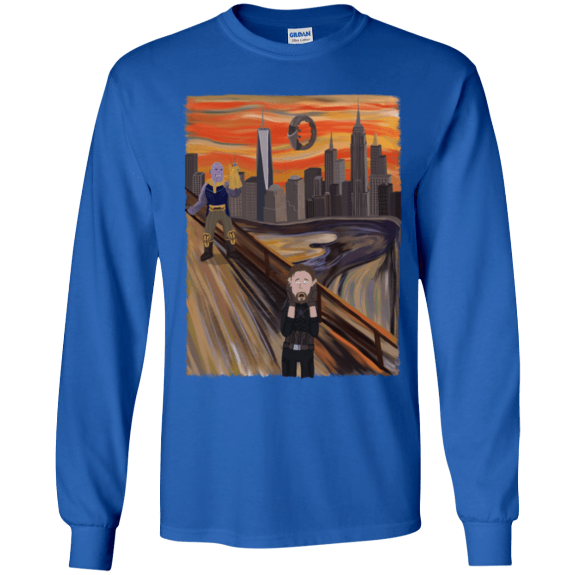 T-Shirts Royal / YS Captain Scream Youth Long Sleeve T-Shirt