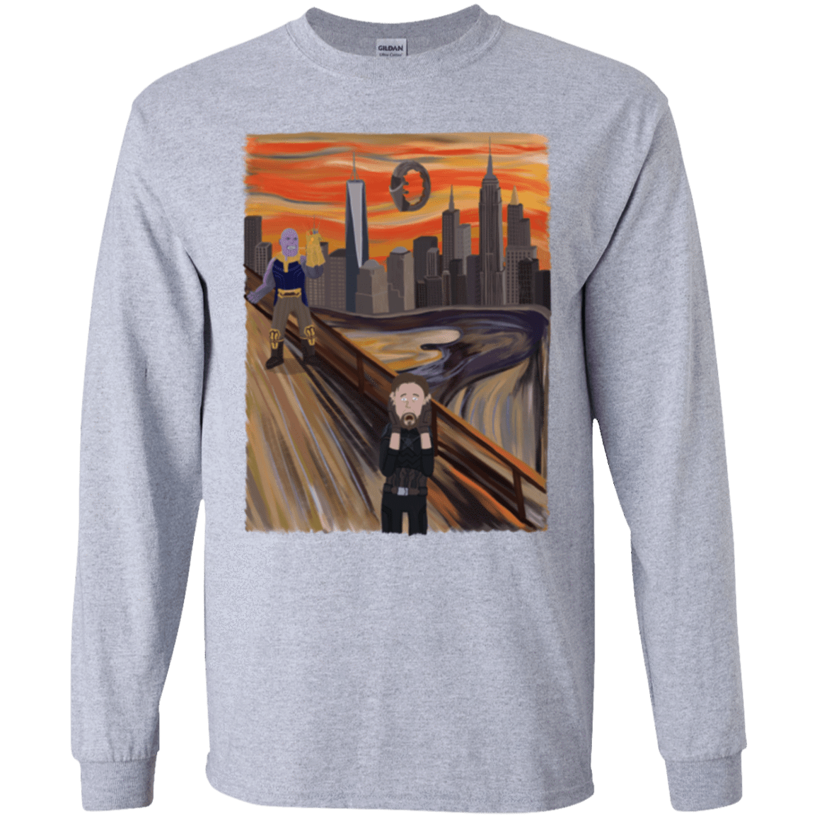 T-Shirts Sport Grey / YS Captain Scream Youth Long Sleeve T-Shirt