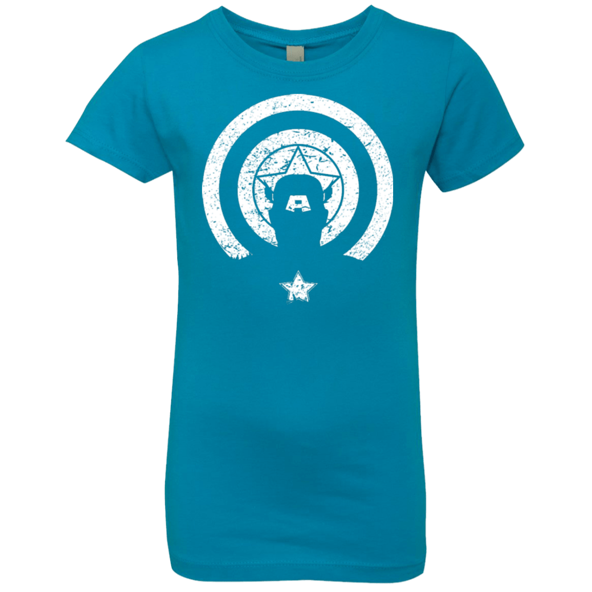 T-Shirts Turquoise / YXS Captain Shadow Girls Premium T-Shirt