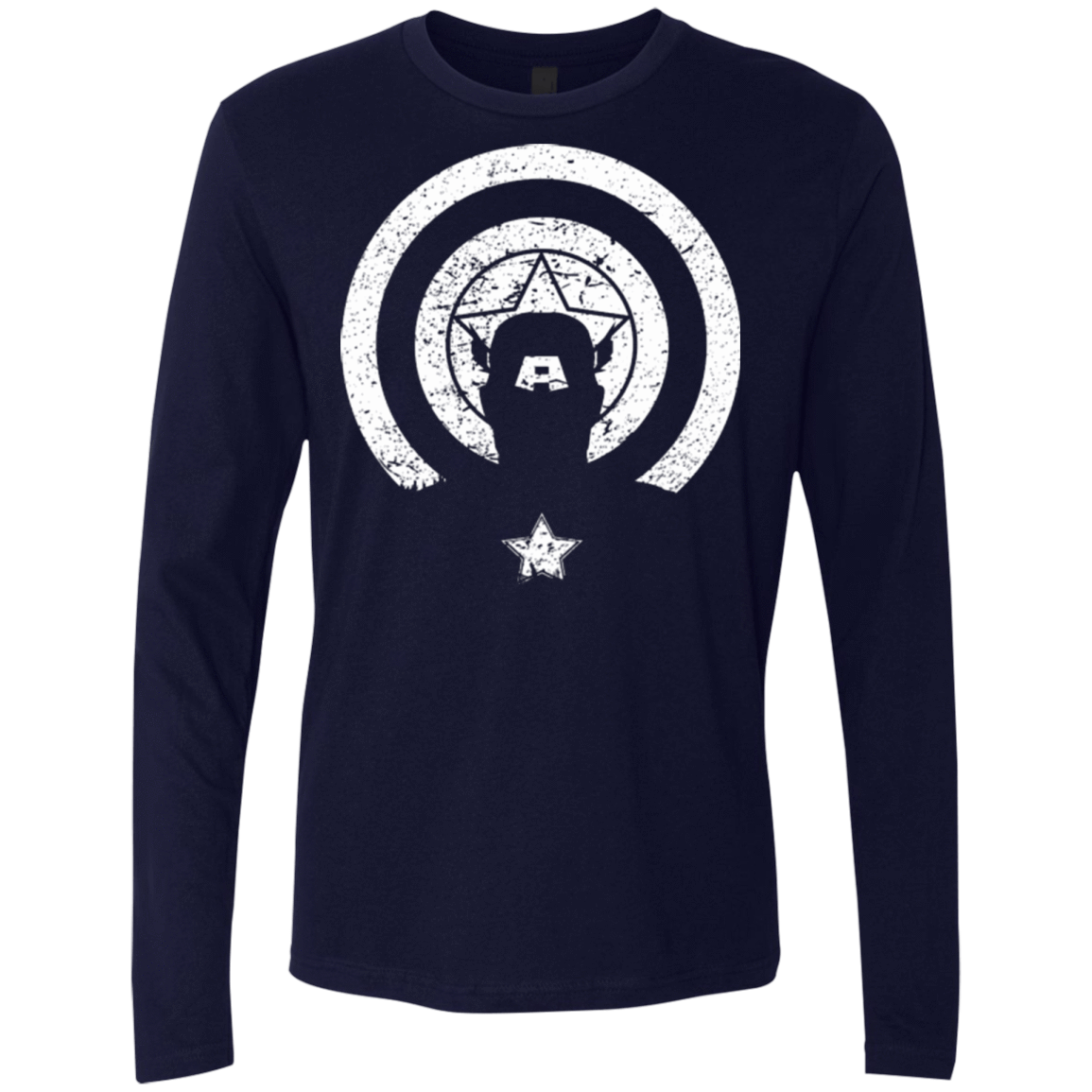 T-Shirts Midnight Navy / Small Captain Shadow Men's Premium Long Sleeve