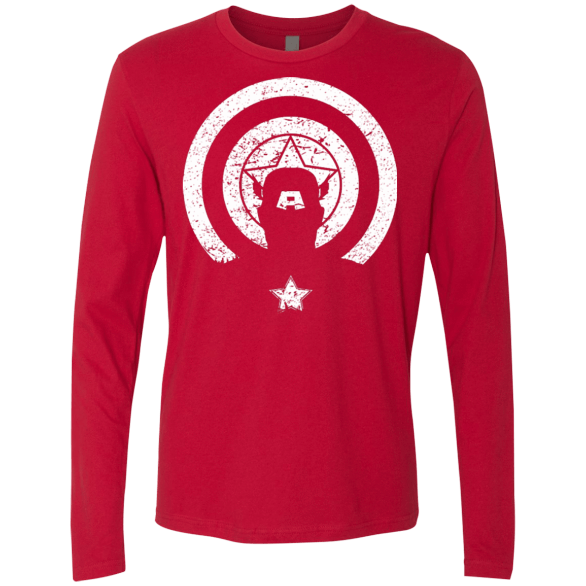 T-Shirts Red / Small Captain Shadow Men's Premium Long Sleeve