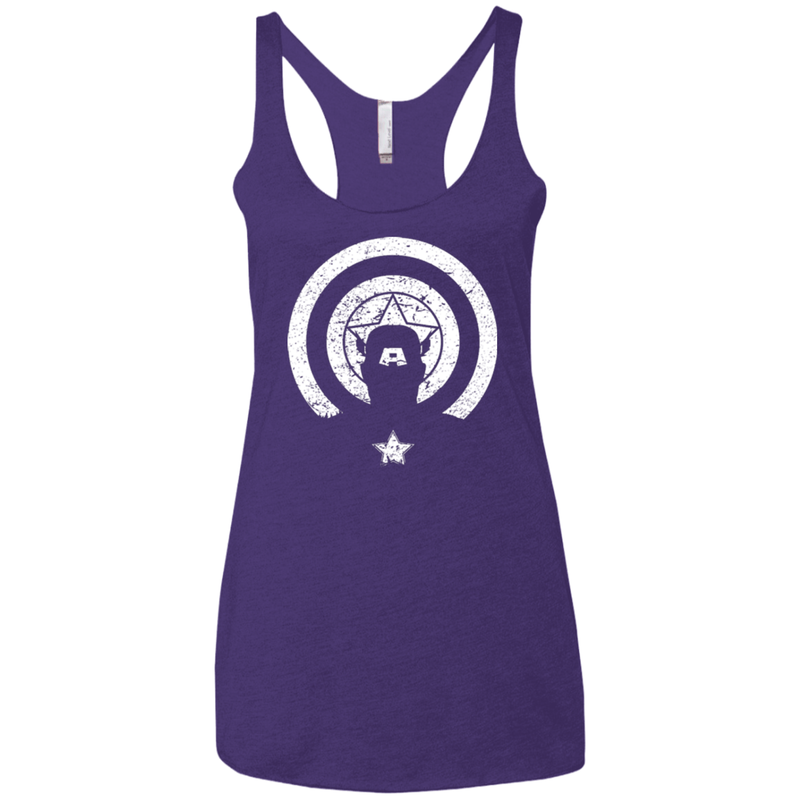 T-Shirts Purple / X-Small Captain Shadow Women's Triblend Racerback Tank