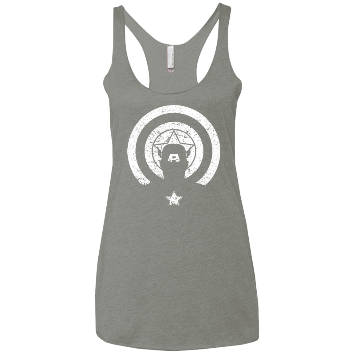 T-Shirts Venetian Grey / X-Small Captain Shadow Women's Triblend Racerback Tank