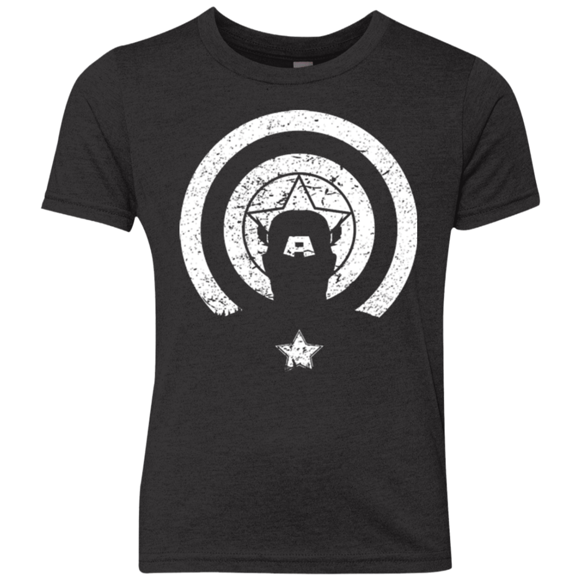 T-Shirts Vintage Black / YXS Captain Shadow Youth Triblend T-Shirt