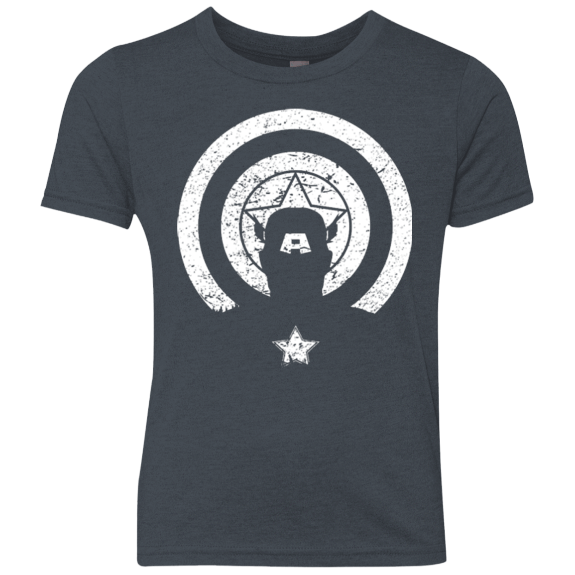 T-Shirts Vintage Navy / YXS Captain Shadow Youth Triblend T-Shirt