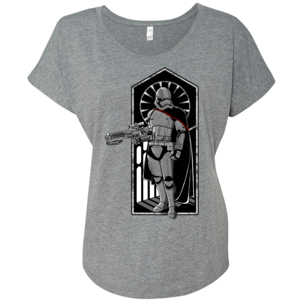 T-Shirts Premium Heather / X-Small Captain Triblend Dolman Sleeve