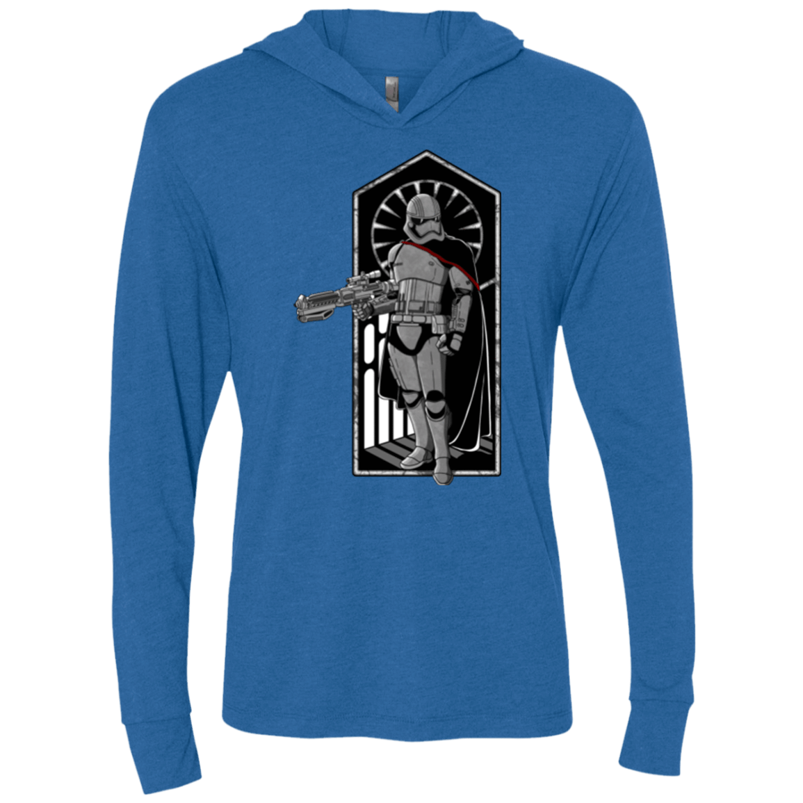 T-Shirts Vintage Royal / X-Small Captain Triblend Long Sleeve Hoodie Tee