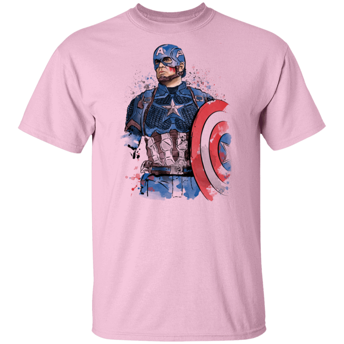 T-Shirts Light Pink / S Captain Watercolor T-Shirt