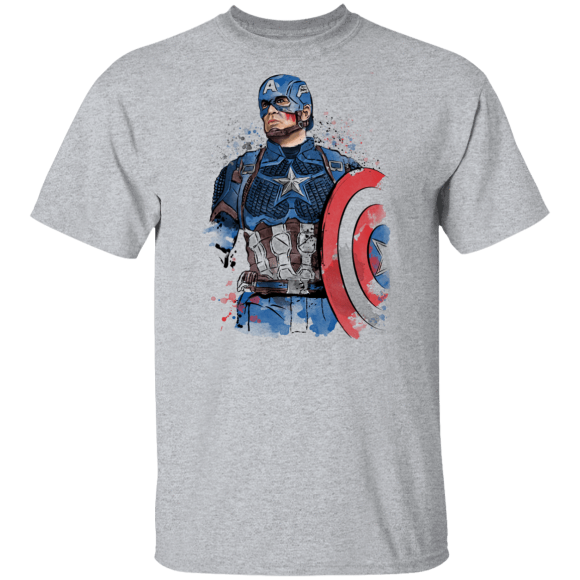 T-Shirts Sport Grey / S Captain Watercolor T-Shirt