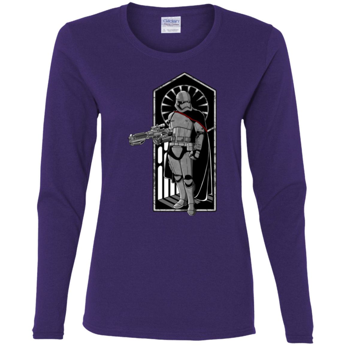 T-Shirts Purple / S Captain Women's Long Sleeve T-Shirt