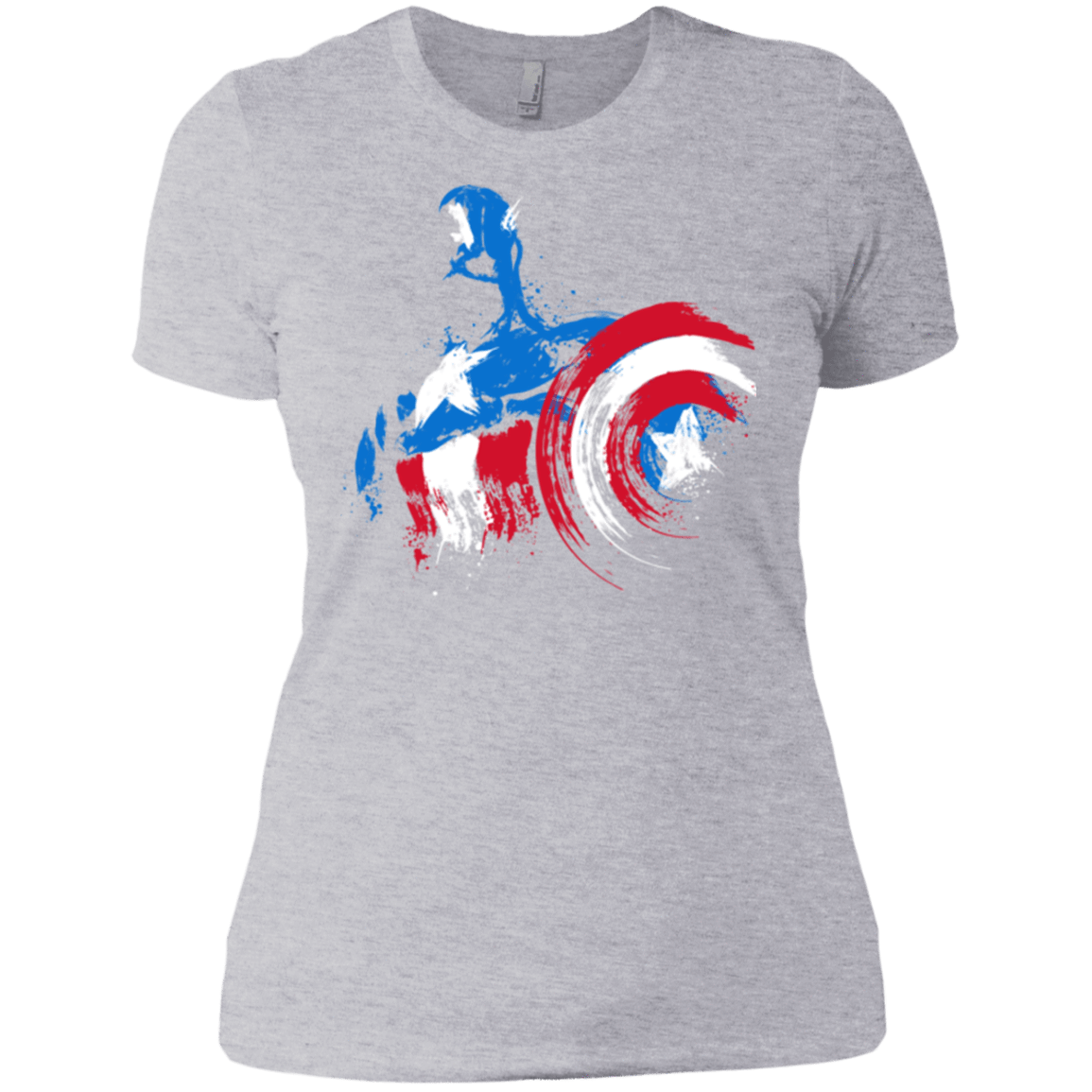 T-Shirts Heather Grey / X-Small Captain Women's Premium T-Shirt