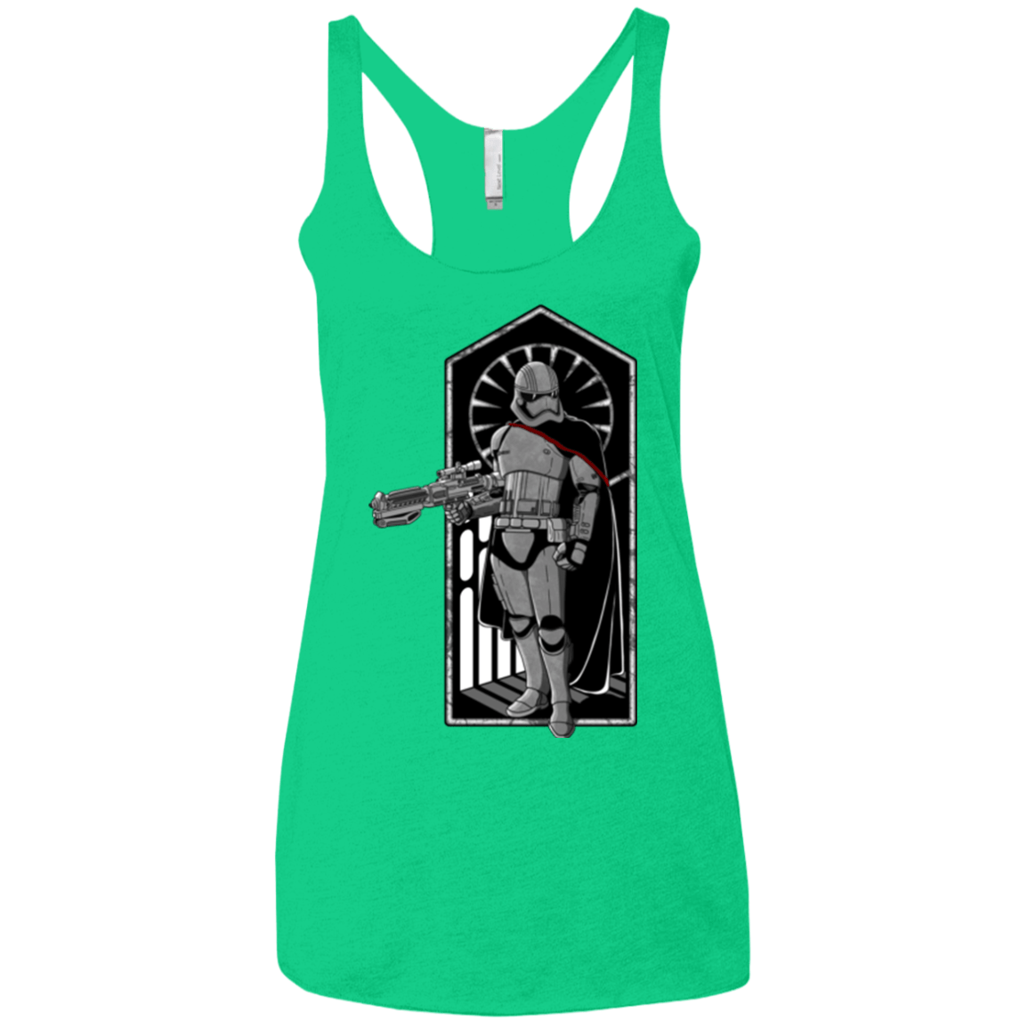 T-Shirts Envy / X-Small Captain Women's Triblend Racerback Tank