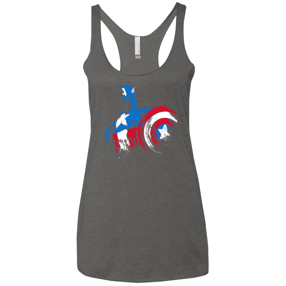 T-Shirts Premium Heather / X-Small Captain Women's Triblend Racerback Tank