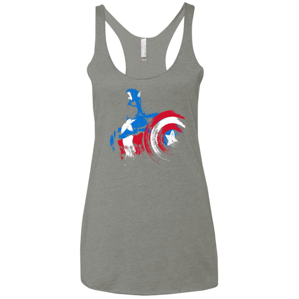 T-Shirts Venetian Grey / X-Small Captain Women's Triblend Racerback Tank