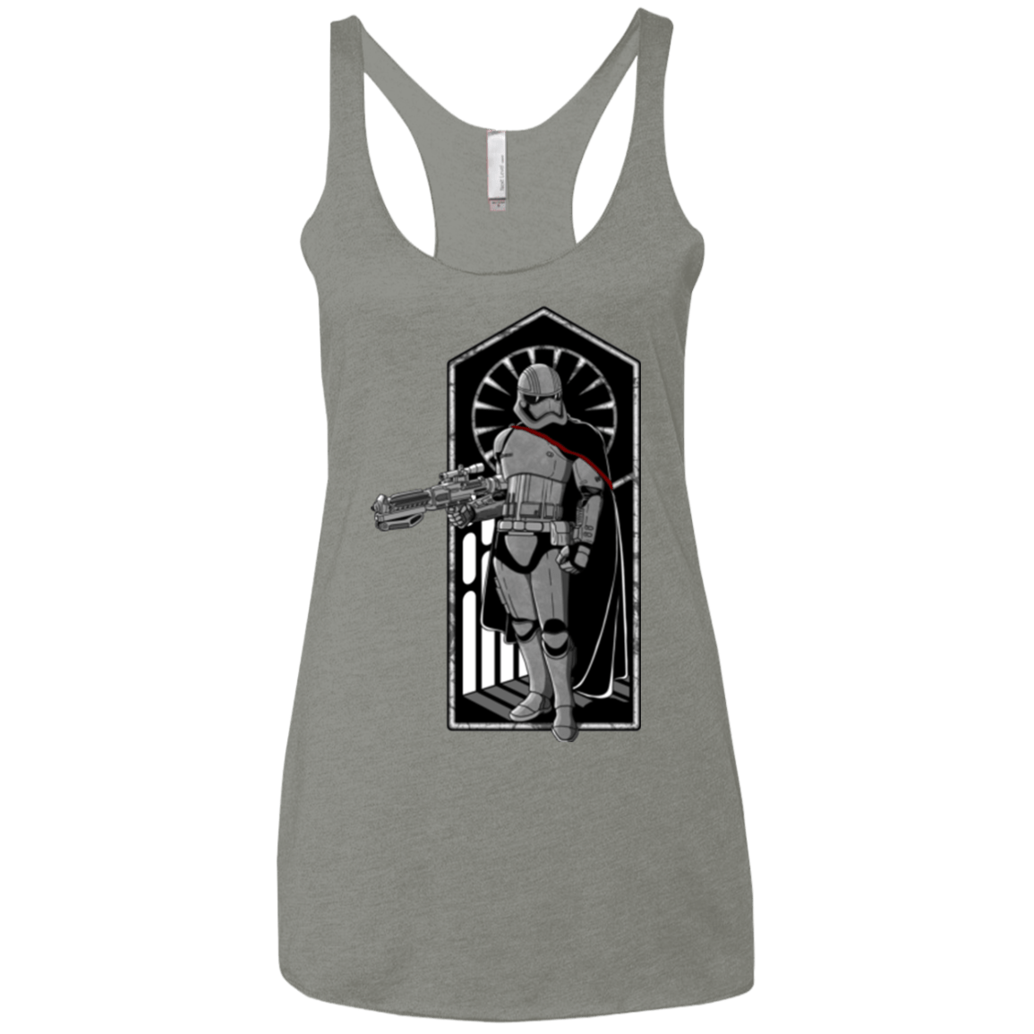 T-Shirts Venetian Grey / X-Small Captain Women's Triblend Racerback Tank