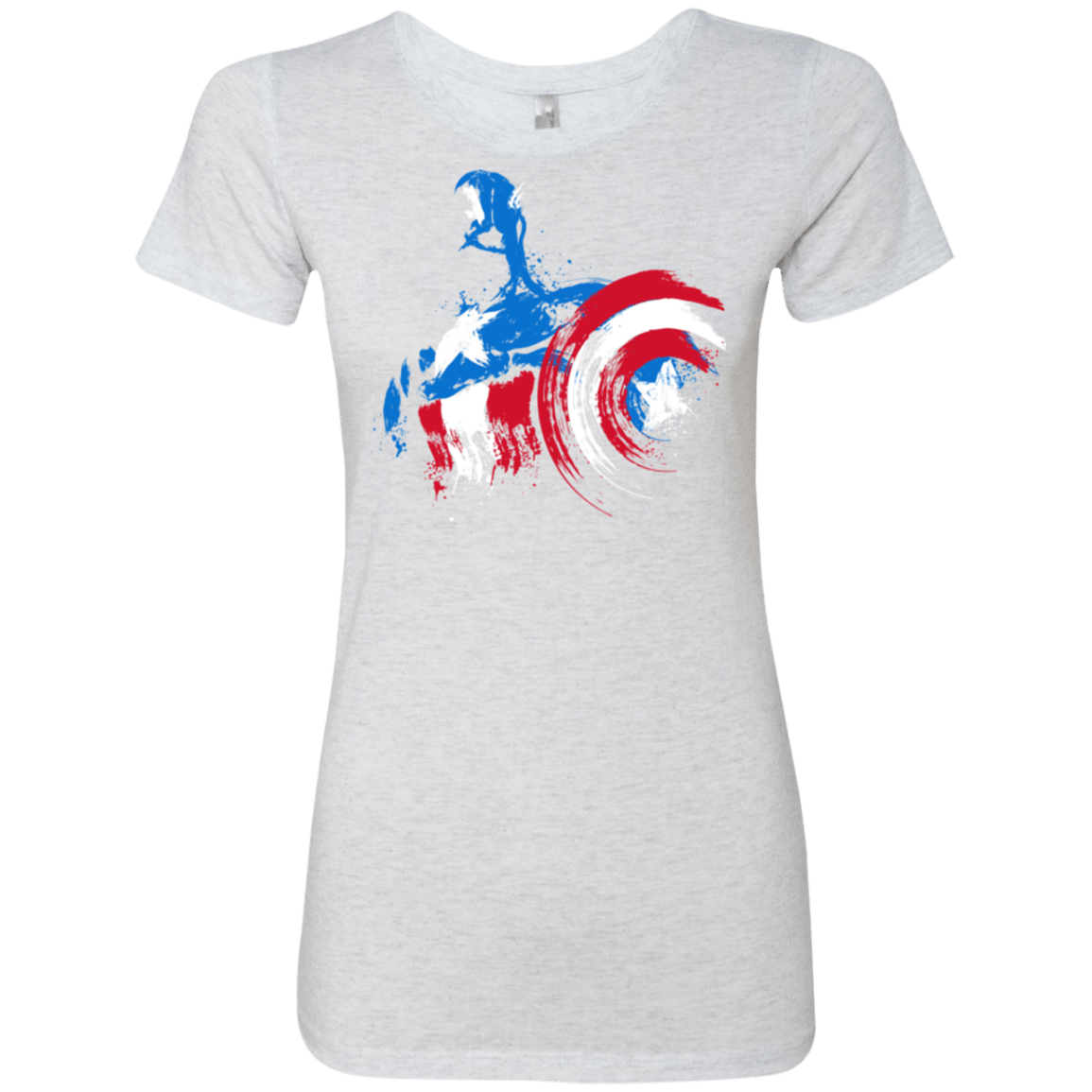 T-Shirts Heather White / S Captain Women's Triblend T-Shirt