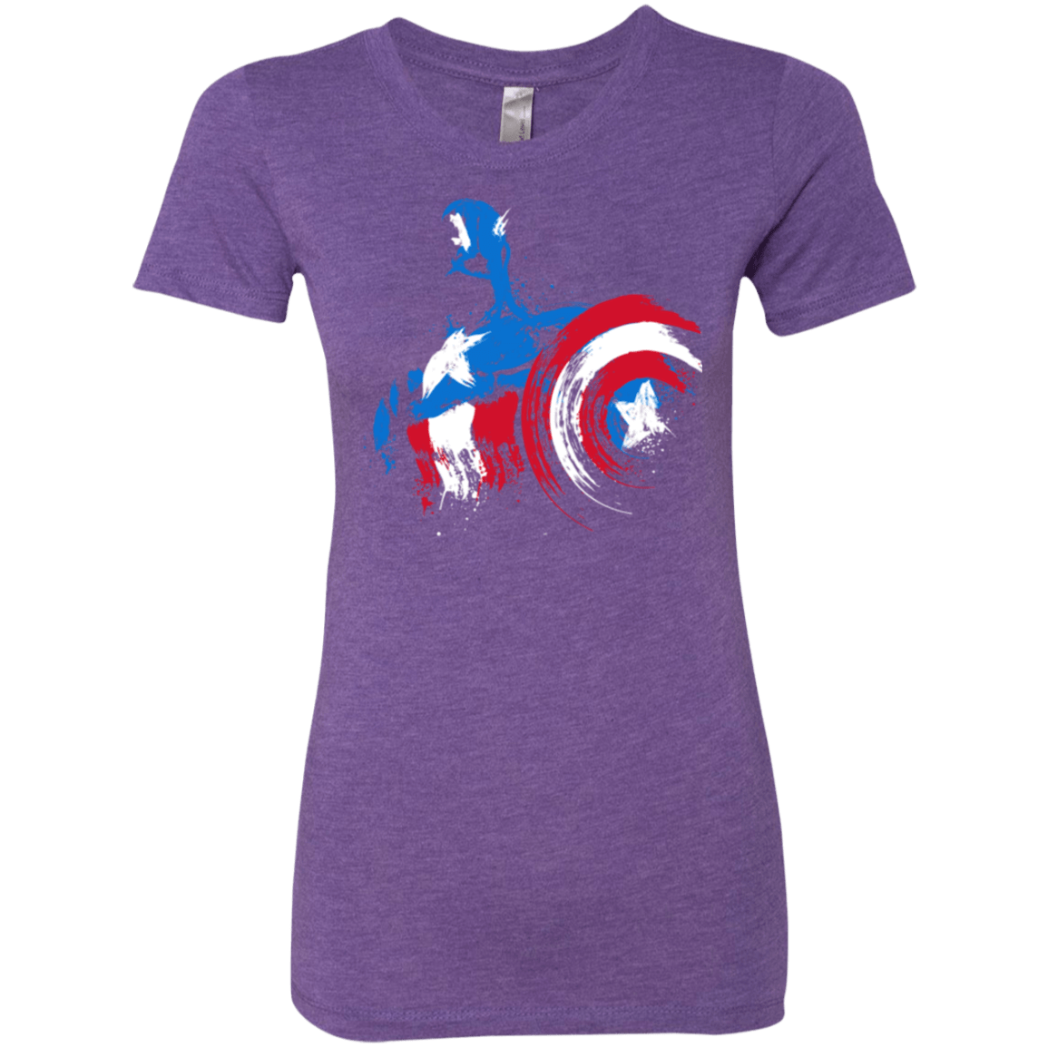 T-Shirts Purple Rush / S Captain Women's Triblend T-Shirt