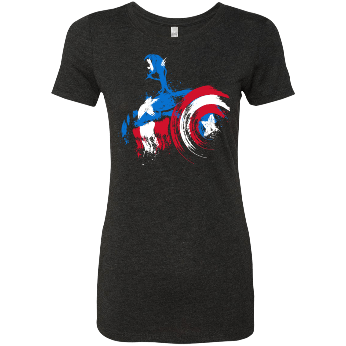 T-Shirts Vintage Black / S Captain Women's Triblend T-Shirt