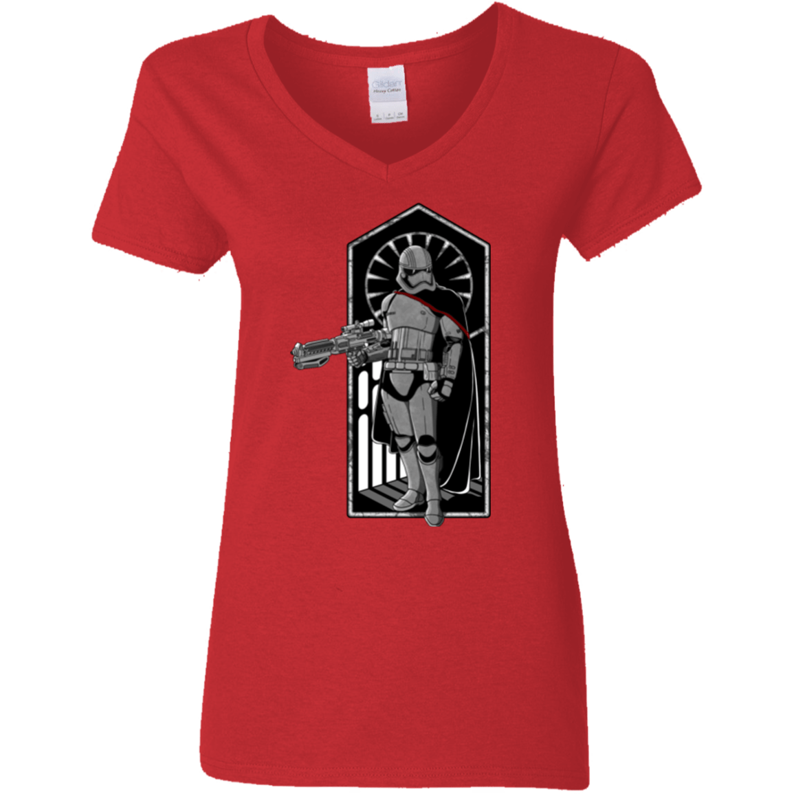 T-Shirts Red / S Captain Women's V-Neck T-Shirt
