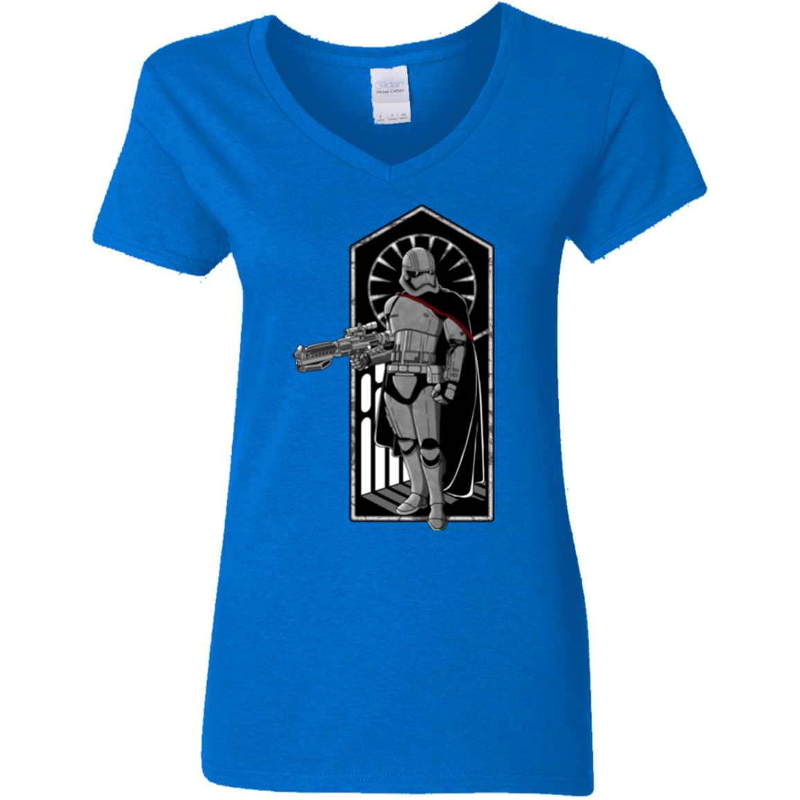 T-Shirts Royal / S Captain Women's V-Neck T-Shirt