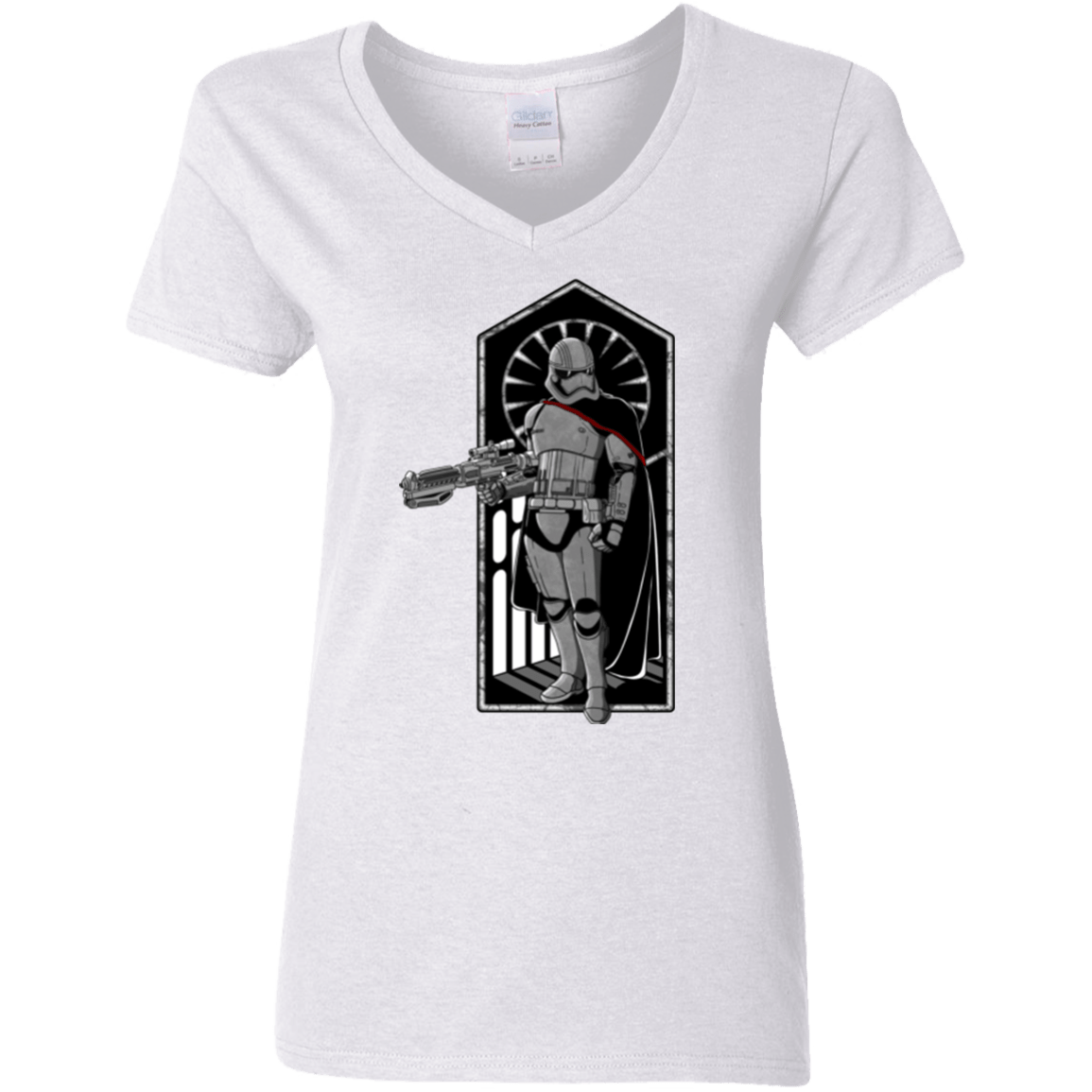 T-Shirts White / S Captain Women's V-Neck T-Shirt