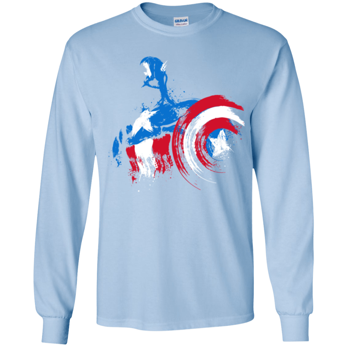 T-Shirts Light Blue / YS Captain Youth Long Sleeve T-Shirt