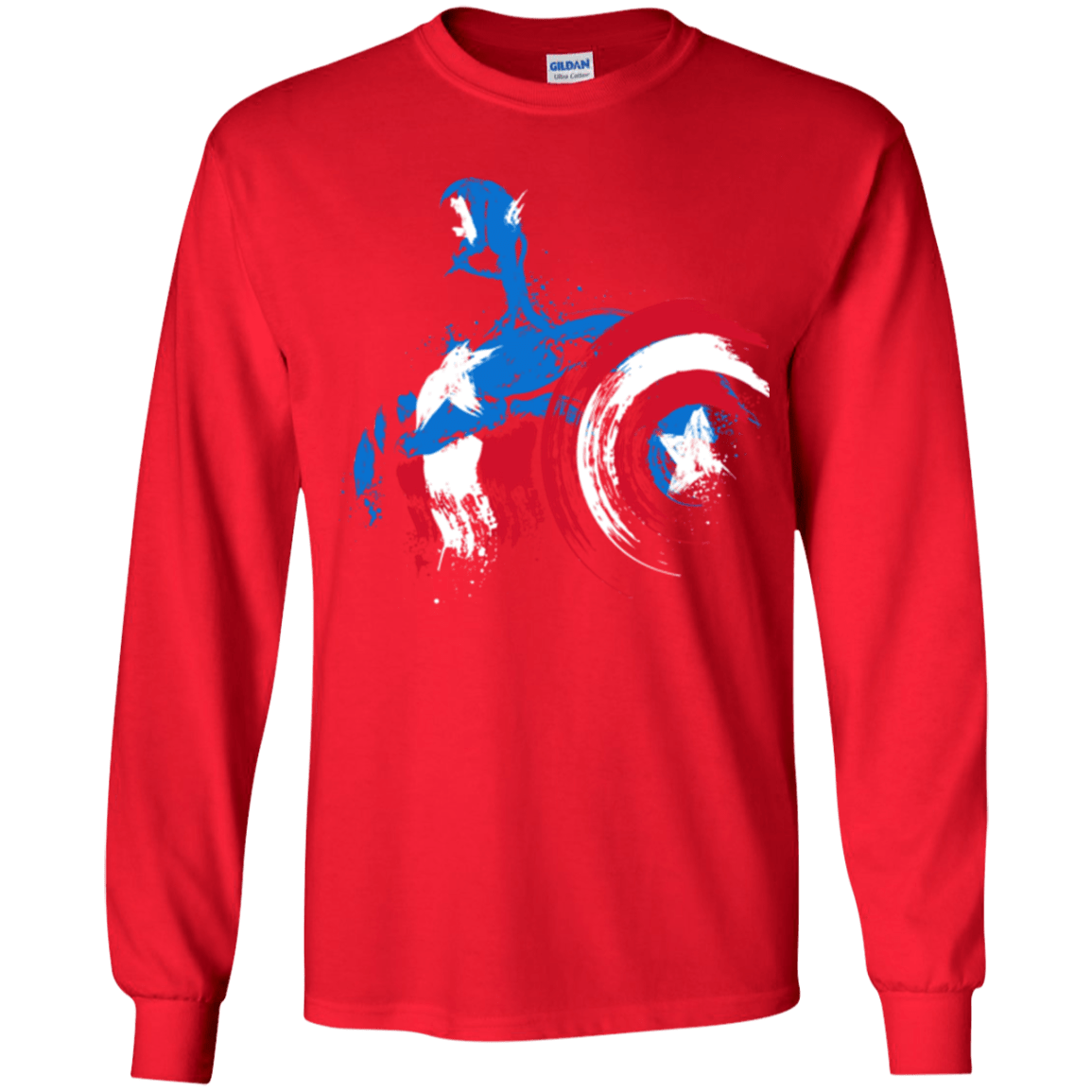 T-Shirts Red / YS Captain Youth Long Sleeve T-Shirt