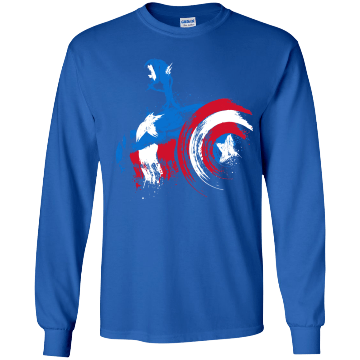 T-Shirts Royal / YS Captain Youth Long Sleeve T-Shirt