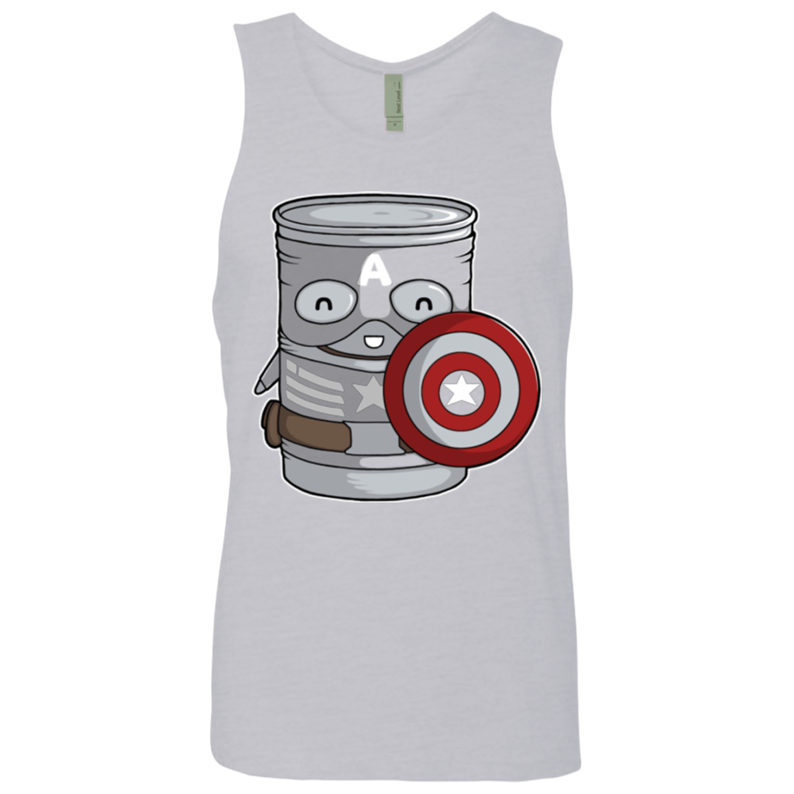 T-Shirts Heather Grey / Small CapTin America Men's Premium Tank Top