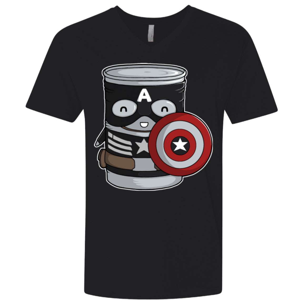 T-Shirts Black / X-Small CapTin America Men's Premium V-Neck