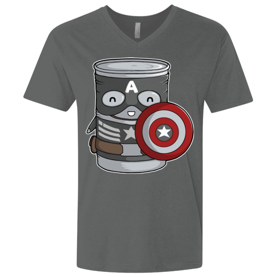 T-Shirts Heavy Metal / X-Small CapTin America Men's Premium V-Neck