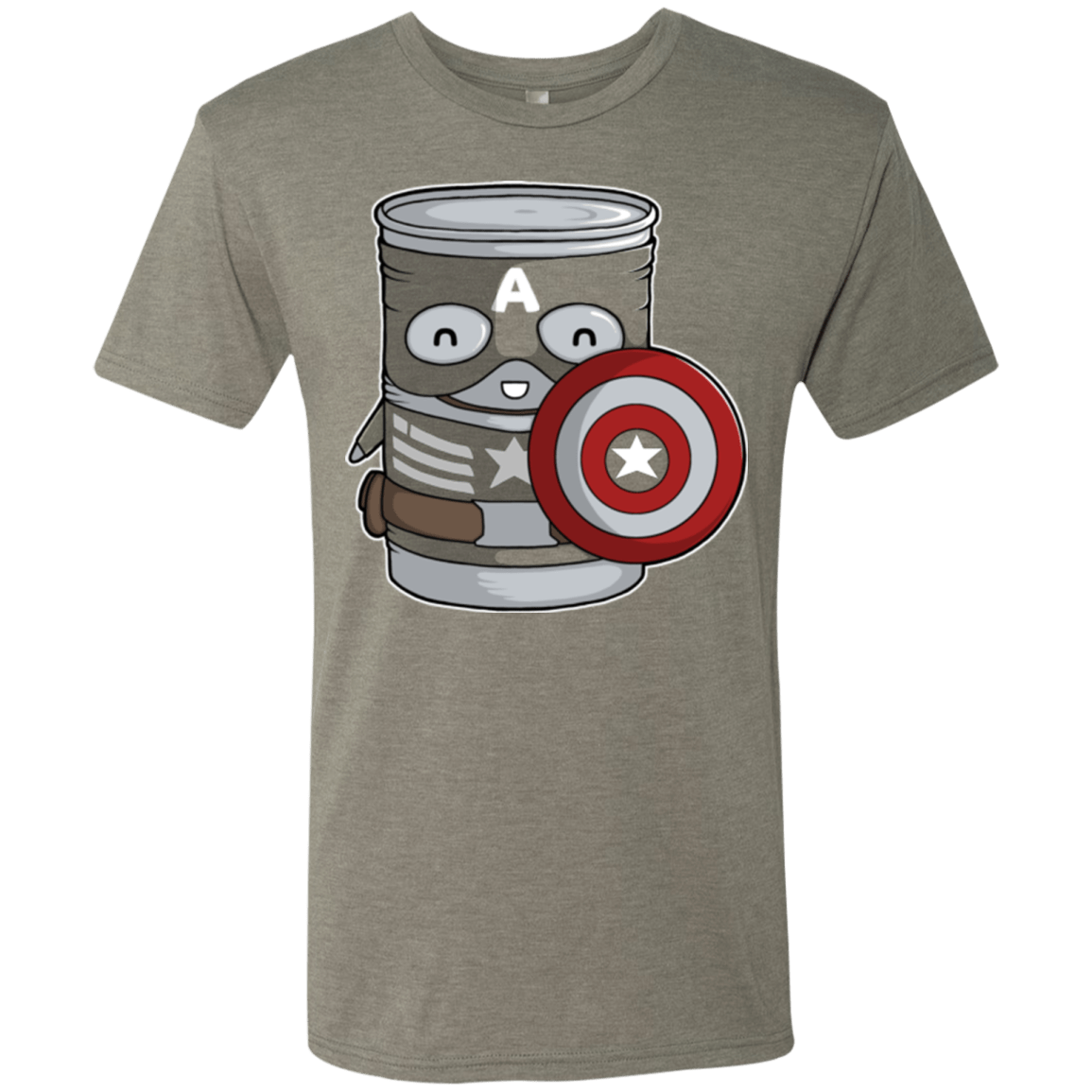 T-Shirts Venetian Grey / Small CapTin America Men's Triblend T-Shirt