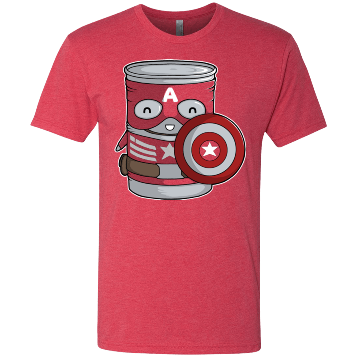 T-Shirts Vintage Red / Small CapTin America Men's Triblend T-Shirt