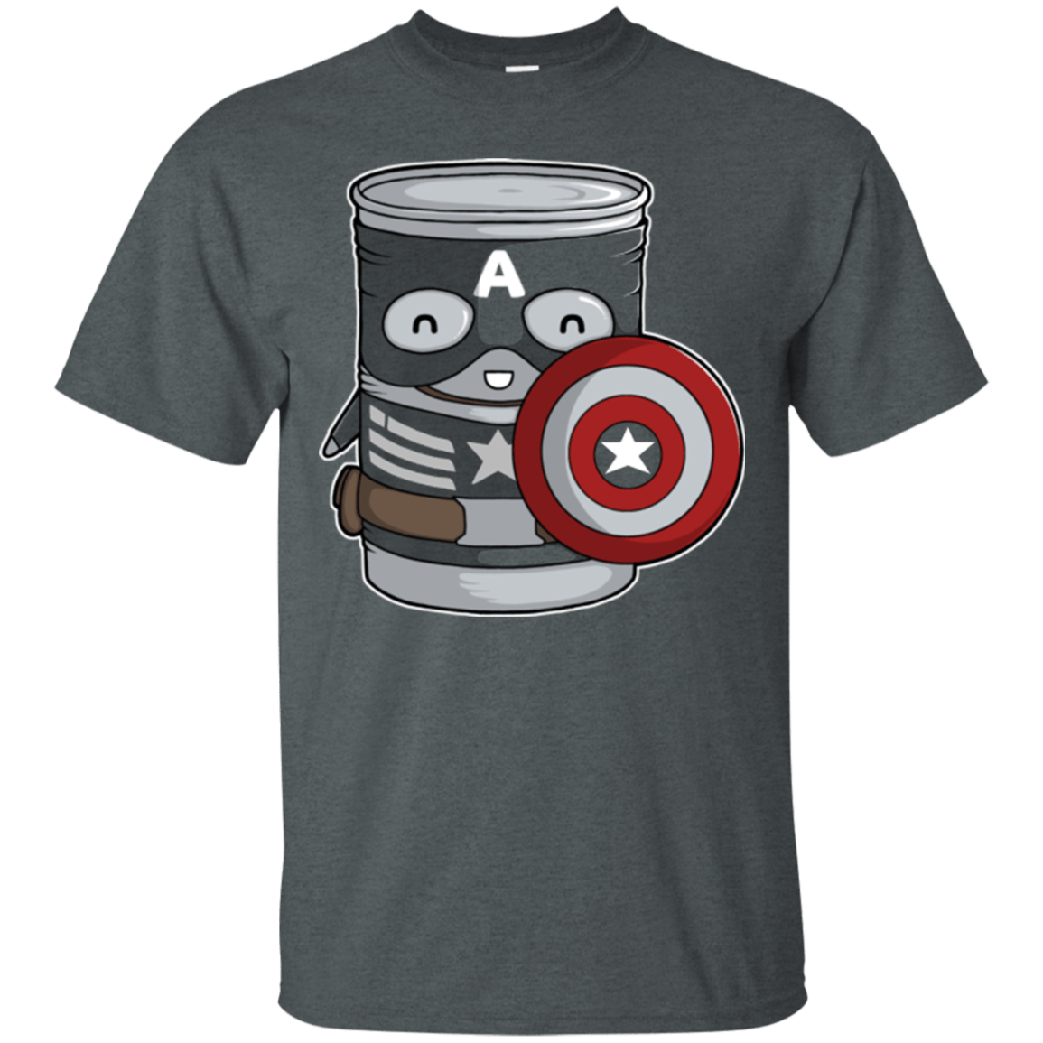 T-Shirts Dark Heather / Small CapTin America T-Shirt