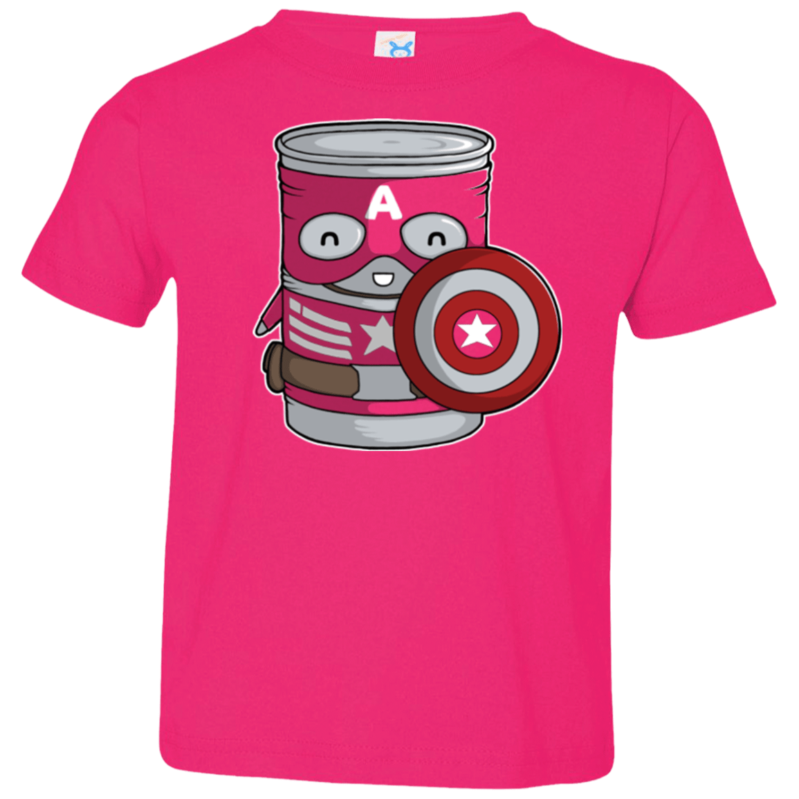 T-Shirts Hot Pink / 2T CapTin America Toddler Premium T-Shirt