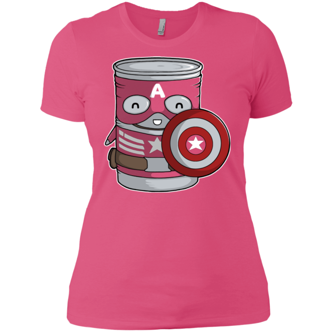 T-Shirts Hot Pink / X-Small CapTin America Women's Premium T-Shirt