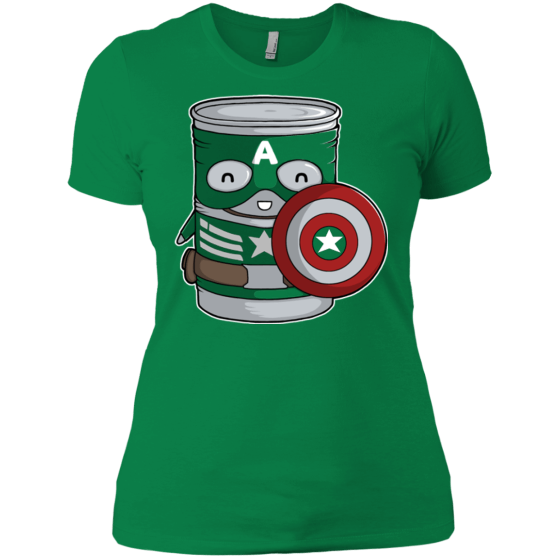 T-Shirts Kelly Green / X-Small CapTin America Women's Premium T-Shirt