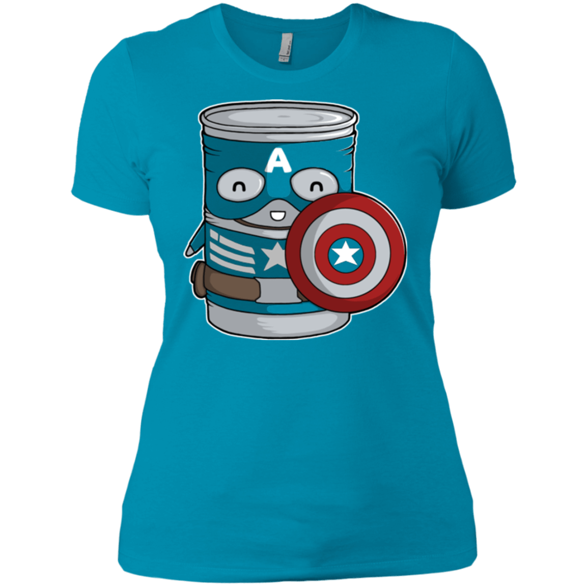 T-Shirts Turquoise / X-Small CapTin America Women's Premium T-Shirt
