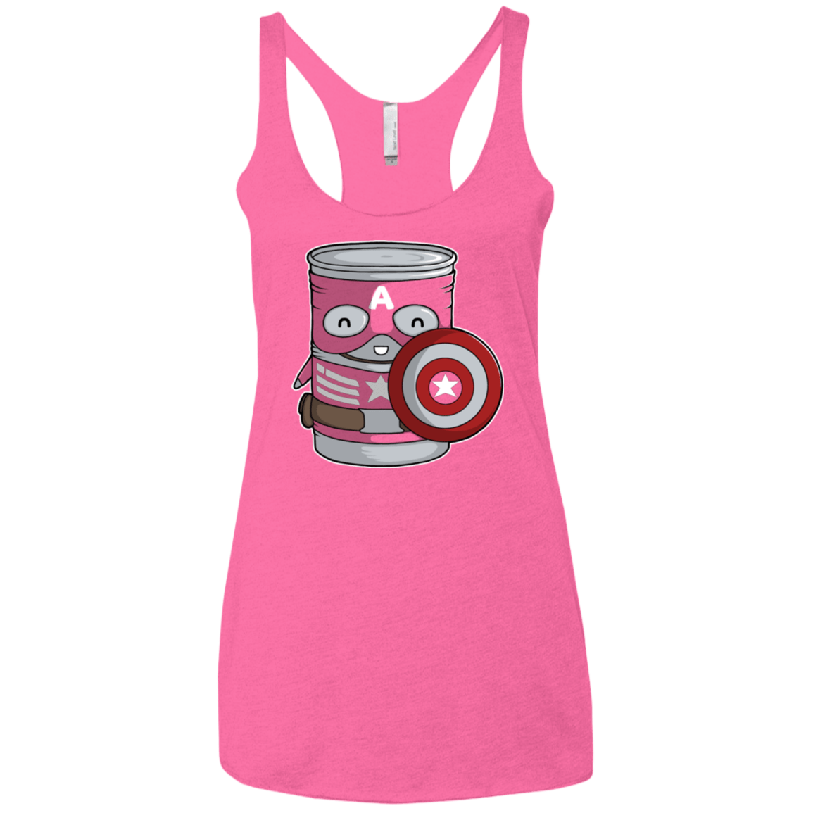 T-Shirts Vintage Pink / X-Small CapTin America Women's Triblend Racerback Tank