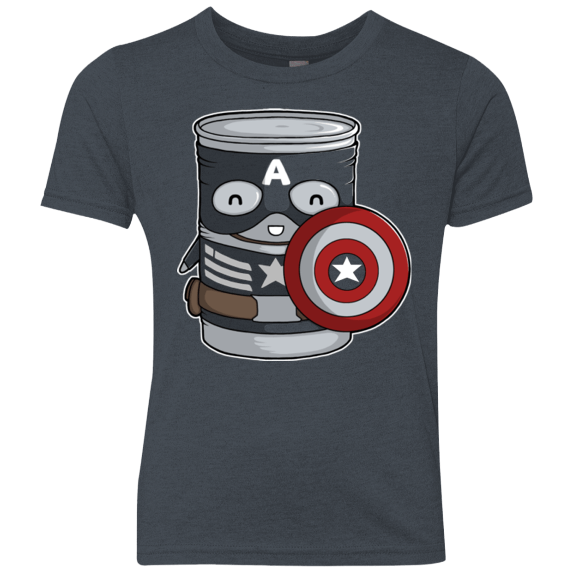 T-Shirts Vintage Navy / YXS CapTin America Youth Triblend T-Shirt