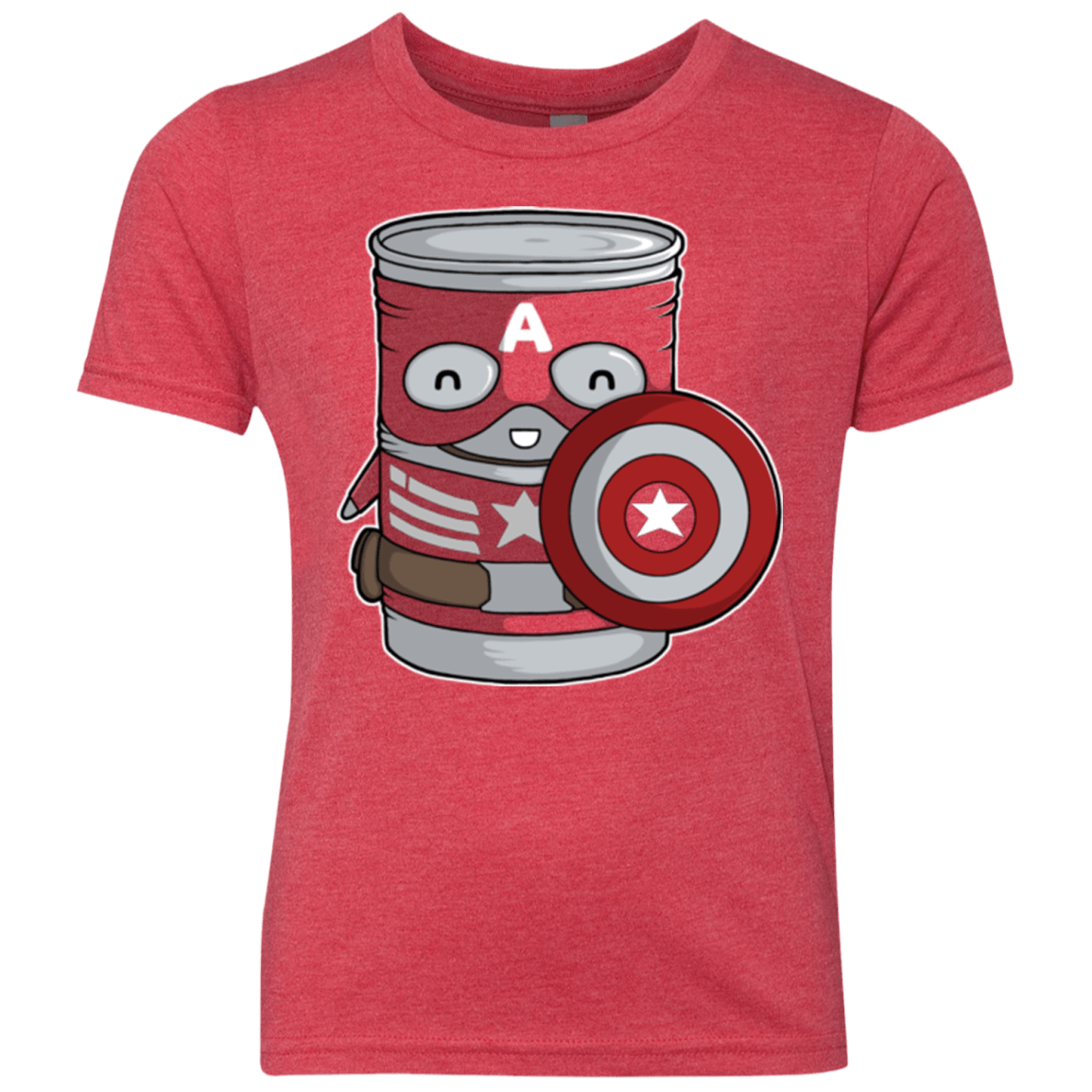 T-Shirts Vintage Red / YXS CapTin America Youth Triblend T-Shirt